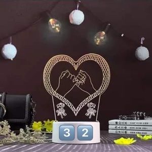 3D illusion LED night light